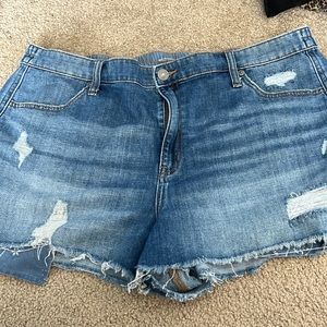 Aerie daydream denim shorts size XL